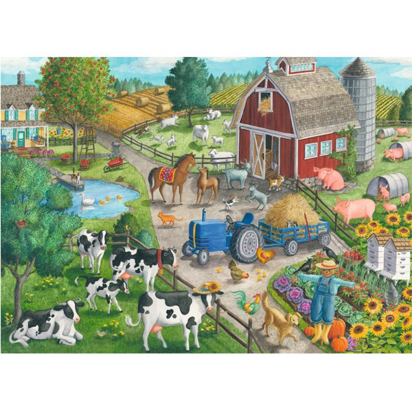 Ravensburger puzzle (slagalice) 60pcs - Na farmi RA09640