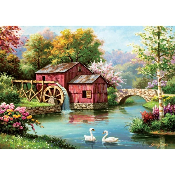 Art puzzle Old Red Mill 1000pcs 5188
