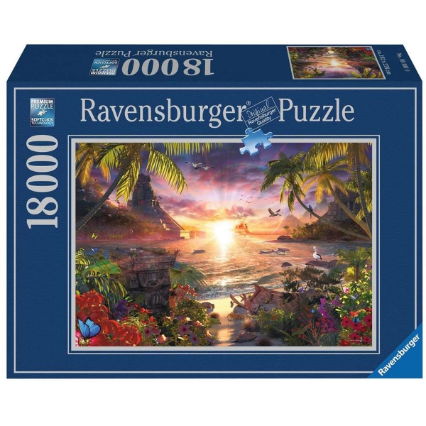 Ravensburger puzzle (slagalice) 18000pcs David Penfound: Paradise Sunset RA17824