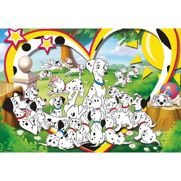 Slagalica Lisciani 24pcs Maxi 101 Dalmatinac 2u1 slozi i oboji 86641