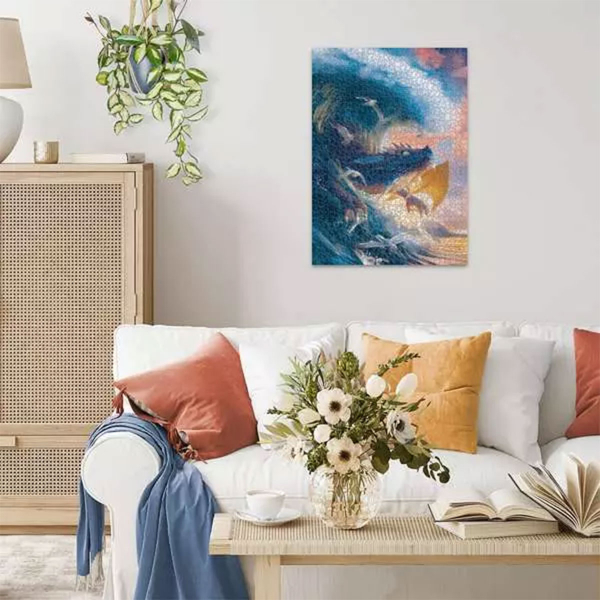 Ravensburger puzzle (slagalice) - 1000pcs Trka zmajeva RA12000622