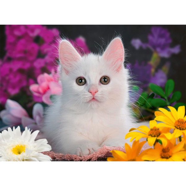 Ravensburger puzzle (slagalice) - 100XXL Mačka sa šljokicama RA13358