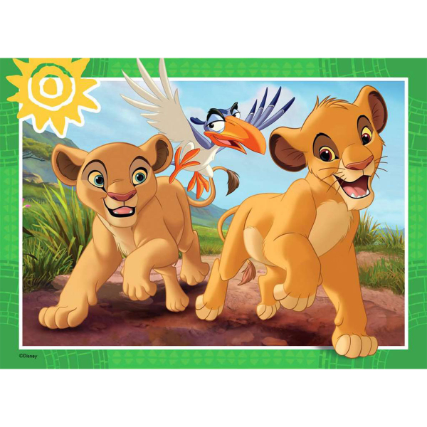 Ravensburger puzzle (slagalice) - 4x42pcs Dizni Kralj lavova RA12004058