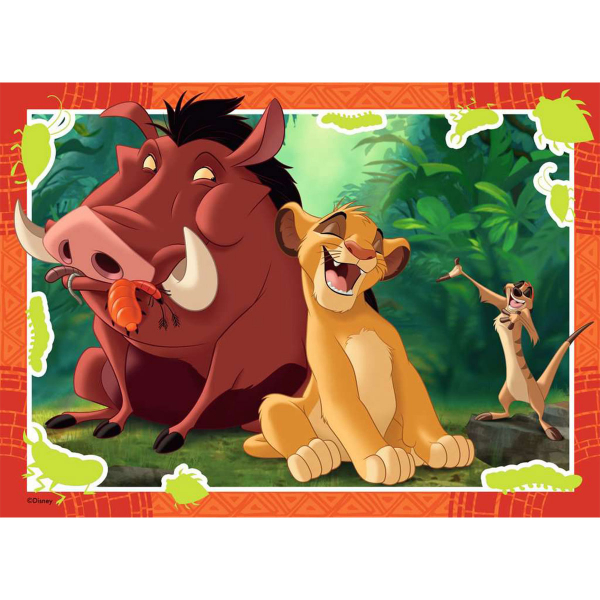 Ravensburger puzzle (slagalice) - 4x42pcs Dizni Kralj lavova RA12004058