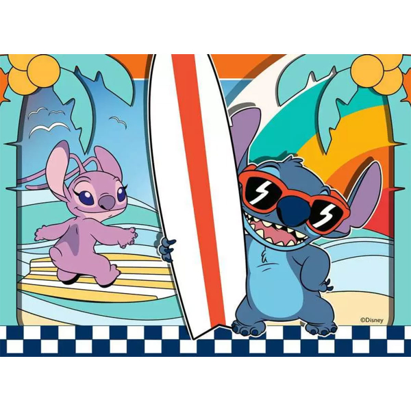 Ravensburger puzzle (slagalice) - 4u1 Dizni Stič RA12004106