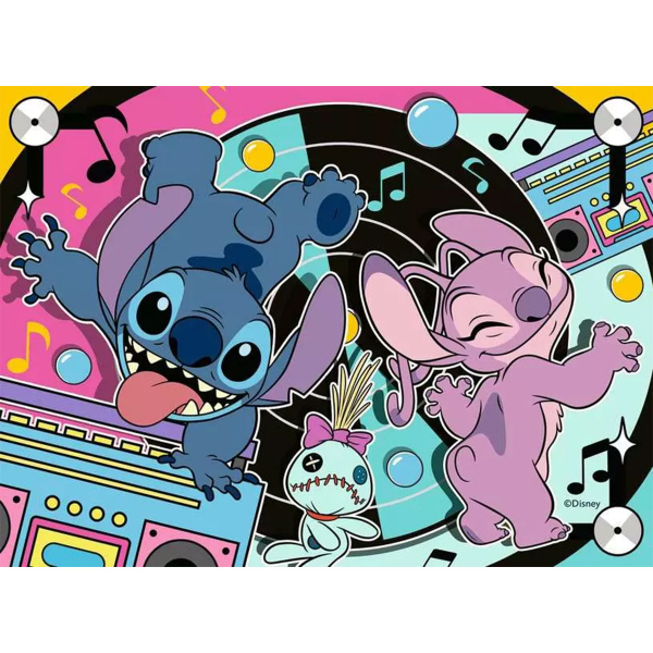 Ravensburger puzzle (slagalice) - 4u1 Dizni Stič RA12004106