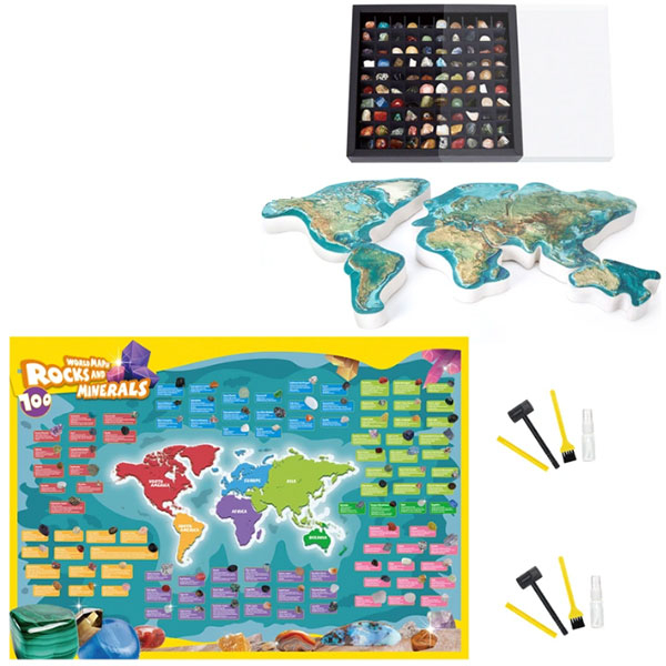 Cubic Fun puzzle Rocks and Minerals of the World G0801 CBF288013