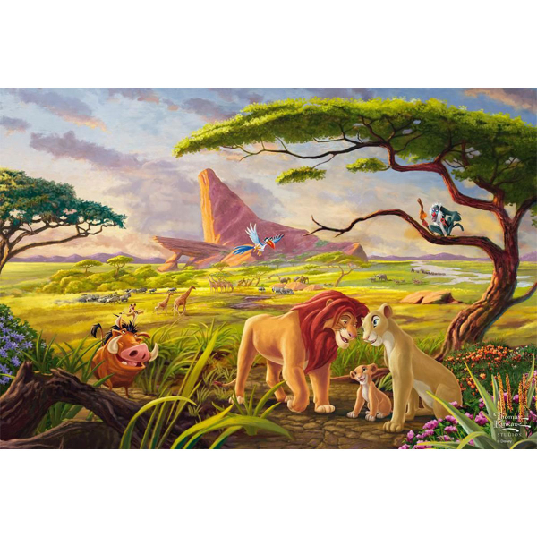 Schmidt puzzle 200pcs Thomas Kinkade Disney The Lion King, Remember Who You Are 56560