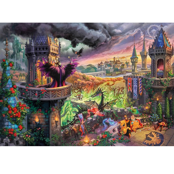 Schmidt puzzle 1000 pcs Thomas Kinkade Disney Maleficent 58029