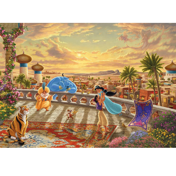 Schmidt puzzle 1000 pcs Thomas Kinkade Disney Jasmine Dancing in The Desert Sunlight 58032