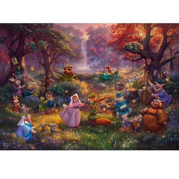 Schmidt puzzle 1000 pcs Thomas Kinkade Disney Robin Hood 58040