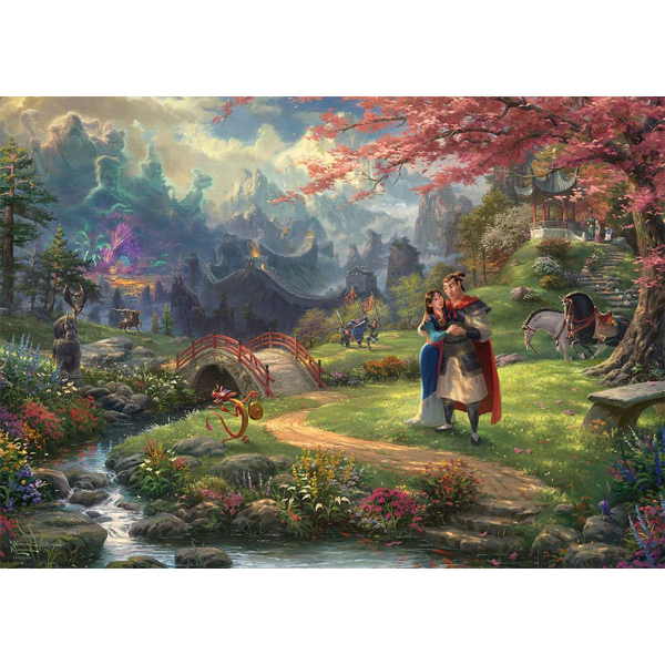 Schmidt puzzle 1000 pcs Thomas Kinkade Disney Mulan 59672