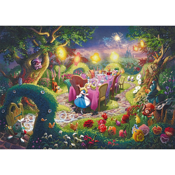 Schmidt puzzle 6000 pcs Thomas Kinkade Disney Alice in Wonderland, Mad Hatter’s Tea Party 57398
