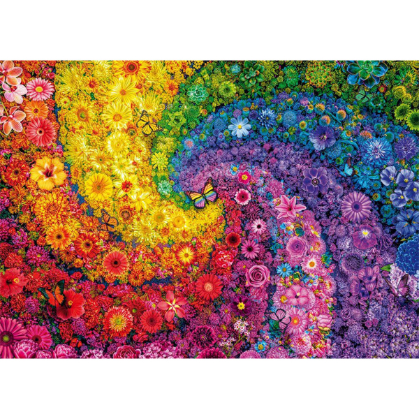 Schmidt puzzle 2000 pcs Colorful Flower Swirl 59744