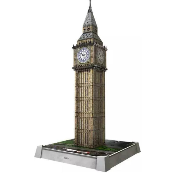 Ravensburger 3D puzzle (slagalice) – 216pcs Big Ben sa svetlom RA12008025