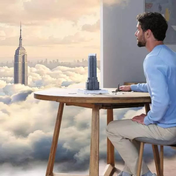 Ravensburger 3D puzzle (slagalice) – 216pcs Empire State Building sa svetlom RA12008026