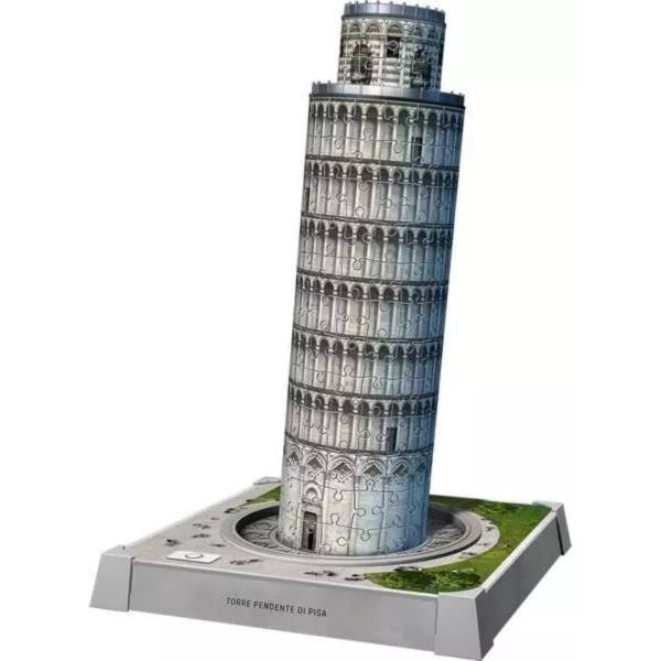 Ravensburger 3D puzzle (slagalice) – 216pcs Krivi toranj u Pizi sa svetlom RA12008028