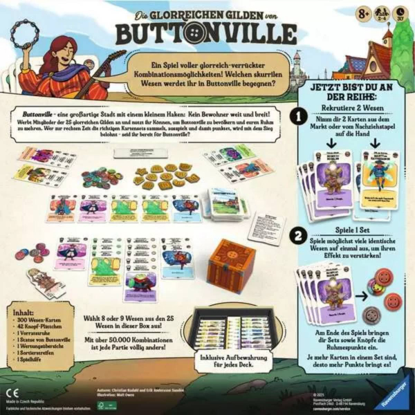 Ravensburger društvena igra – Glorious Guilds of Buttonville RA24783