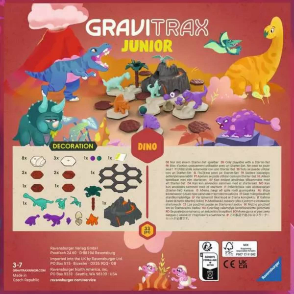 GraviTrax Junior Proširenje – Dino Ravensburger društvena igra RA24587