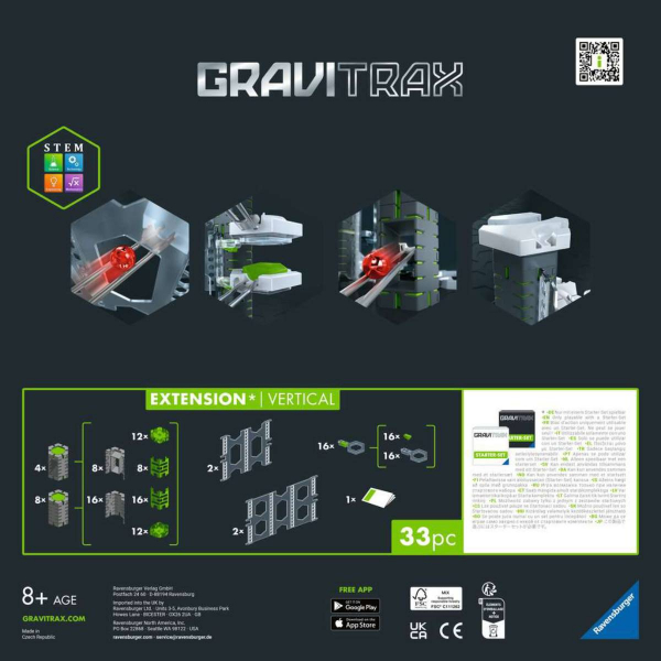 GraviTrax PRO: Vertikalno proširenje Ravensburger društvena igra RA22427