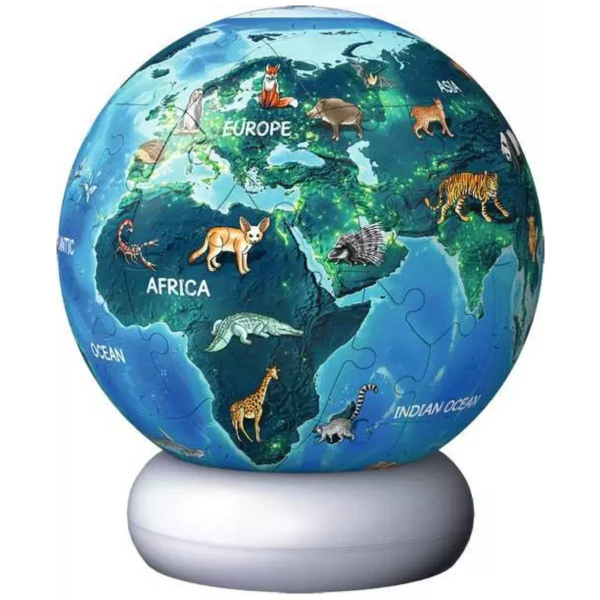 Ravensburger 3D puzzle (slagalice)noćna lampa – 72pcs Zemlja noću RA12008055