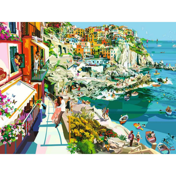 Ravensburger puzzle (slagalice) – 1500pcs Romansa u Cinque Terre RA12000430