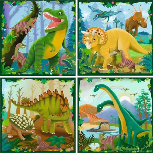Ravensburger puzzle (slagalice) – 25/36/42/56 pcs Dinosaurusi – Puzzle Up RA12004003