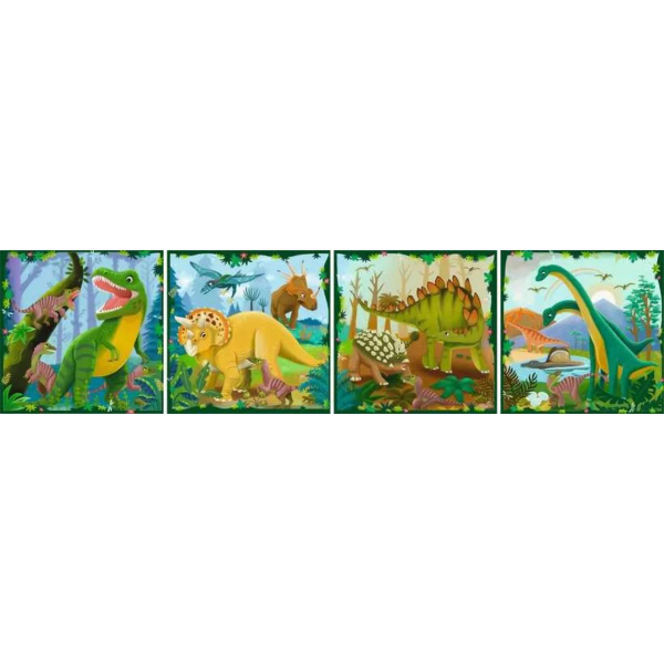 Ravensburger puzzle (slagalice) – 25/36/42/56 pcs Dinosaurusi – Puzzle Up RA12004003
