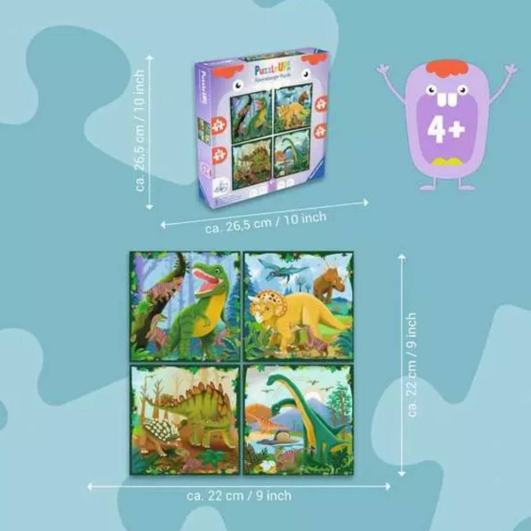 Ravensburger puzzle (slagalice) – 25/36/42/56 pcs Dinosaurusi – Puzzle Up RA12004003
