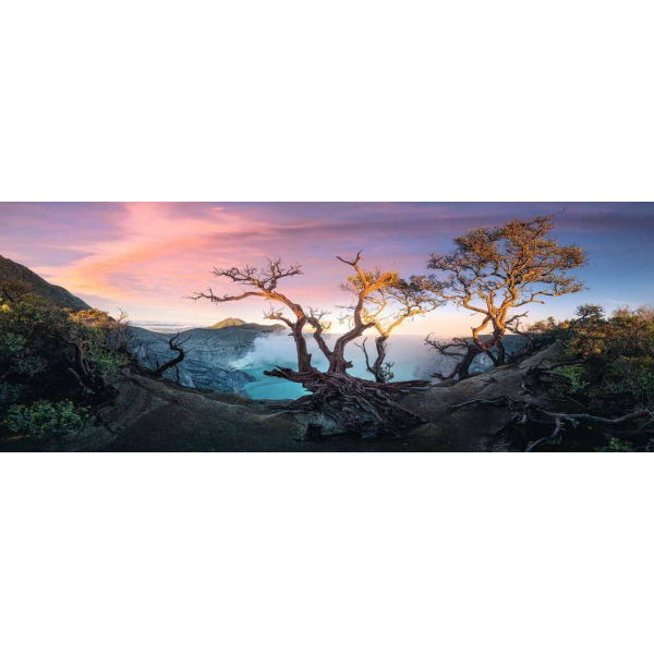 Ravensburger puzzle (slagalice) - 1000pcs Panorama Sulphuric Acid Lake on Mount Ijen, Java RA12000175