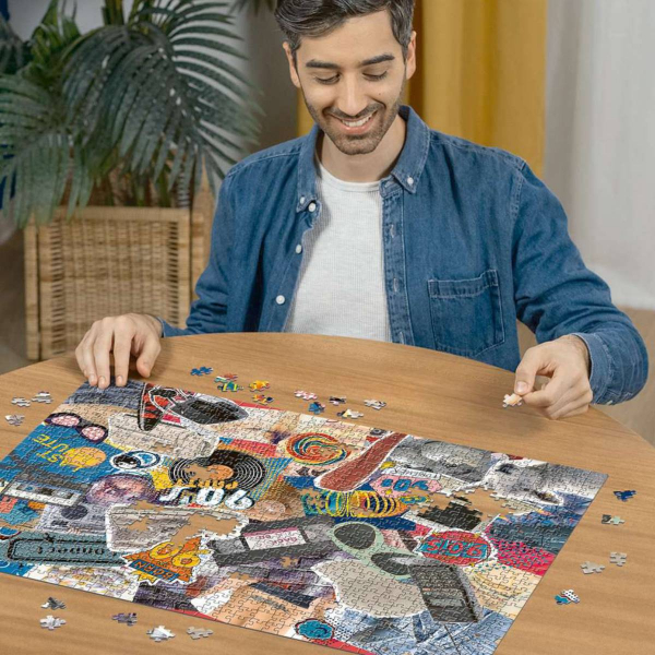 Ravensburger puzzle (slagalice) – 1000pcs Devedesete RA12000619