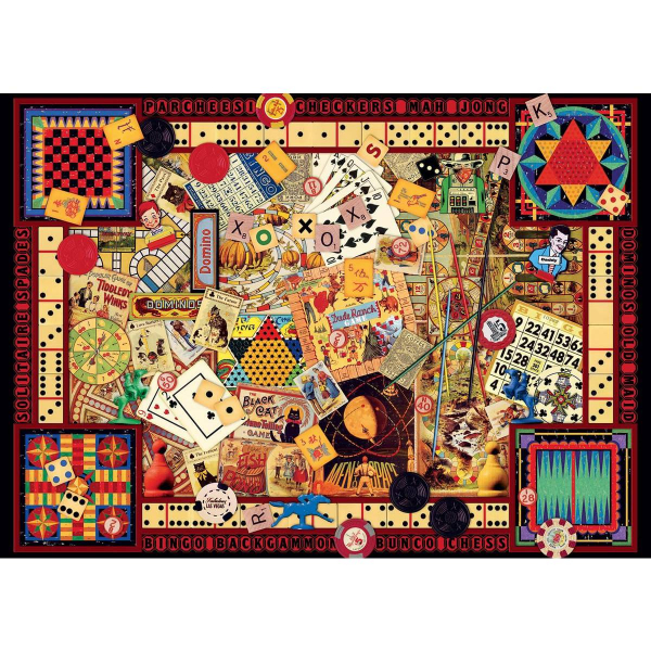 Ravensburger puzzle (slagalice) – 1000pcs Vintage igre RA12000655