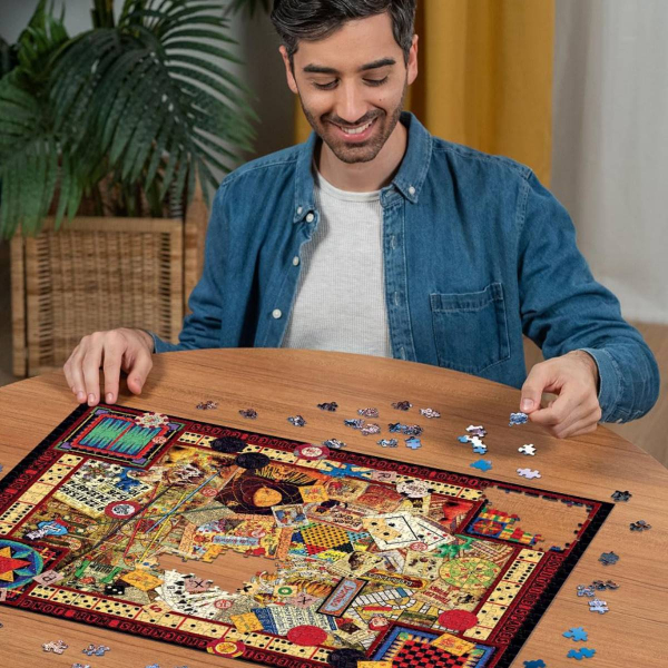 Ravensburger puzzle (slagalice) – 1000pcs Vintage igre RA12000655