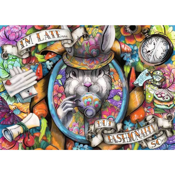 Ravensburger puzzle (slagalice) – 1000pcs Fashionably Late RA12001712