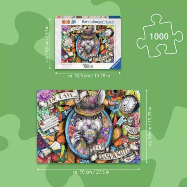 Ravensburger puzzle (slagalice) – 1000pcs Fashionably Late RA12001712