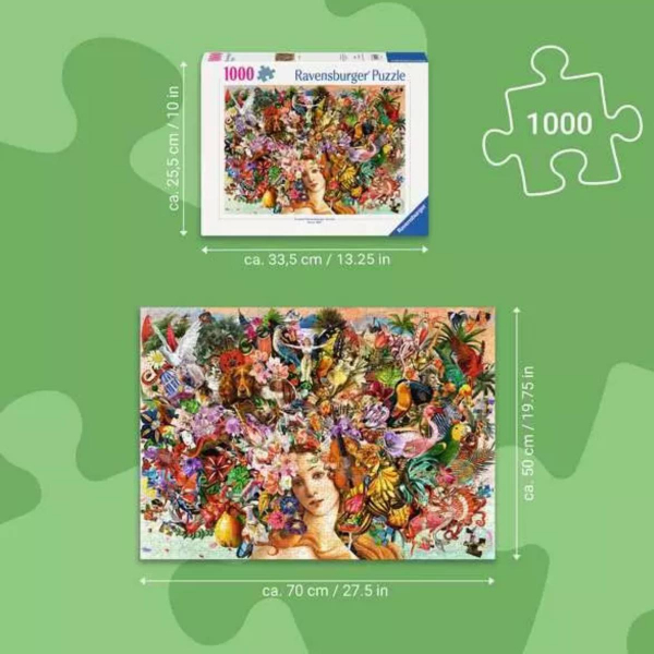 Ravensburger puzzle (slagalice) – 1000pcs Strast prema slagalicama RA12001850