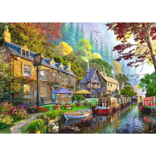 Ravensburger puzzle (slagalice) – 1000pcs Ulica uz kanal RA12001981
