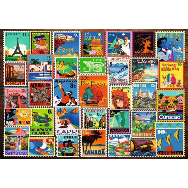 Ravensburger puzzle (slagalice) – 200XL Poštanske markice RA12001371