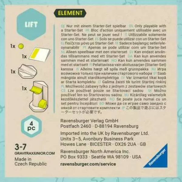 Ravensburger društvena igra – GraviTrax Junior Element Lift RA24588