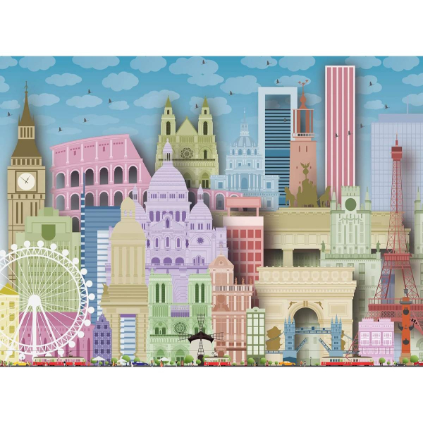 Ravensburger puzzle (slagalice) – 300XXL Mapa Evrope XXL RA13355
