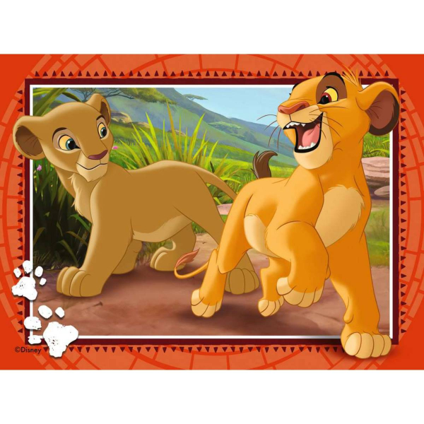 Ravensburger puzzle (slagalice) – 4u1 Kralj lavova RA12004025