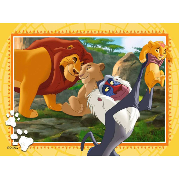Ravensburger puzzle (slagalice) – 4u1 Kralj lavova RA12004025