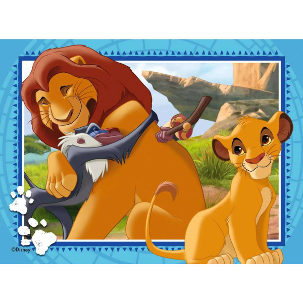 Ravensburger puzzle (slagalice) – 4u1 Kralj lavova RA12004025
