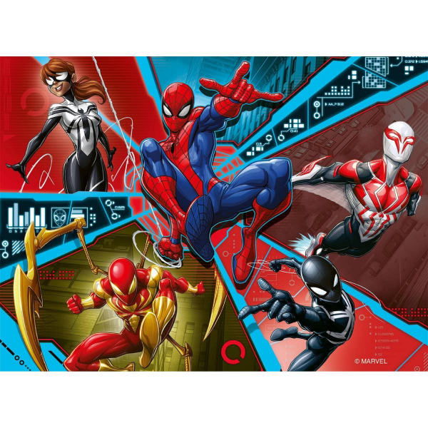 Ravensburger puzzle (slagalice) – 4u1 Marvel Spider-Man RA12004201