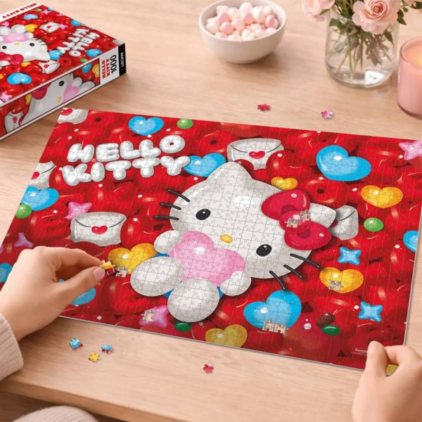 Lisciani slagalica 1000pcs + poster Hello Kitty 12071