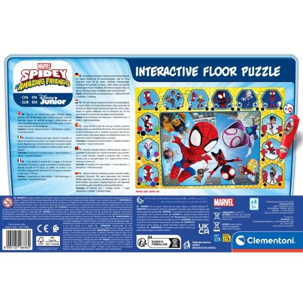 Clementoni interaktivna podna slagalica 24pcs Spidey CL16686